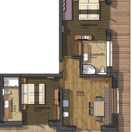 2 Direkt An Der Skipiste In Apartment *